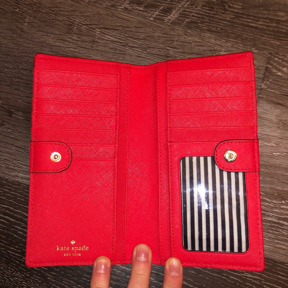 Kate Spade Raspberry Wallet - Picture 4 of 5